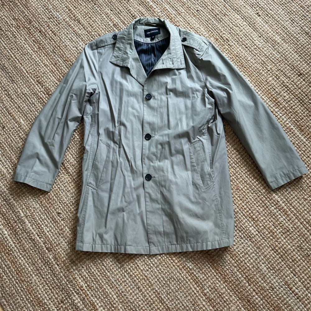 Men's Classic Tan Trench Coat